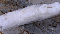 A bar of cotton wool pykrete