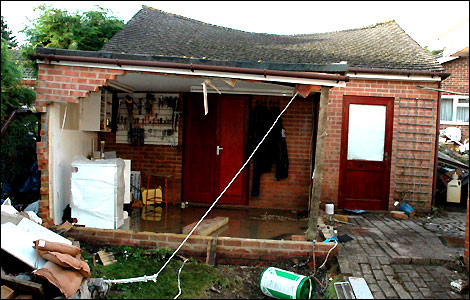 This was the utility room