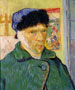 Self Portrait with Bandaged Ear by Vincent Van Gogh