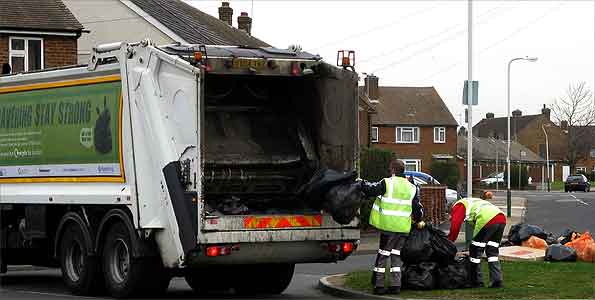 Rubbish collection in Essex