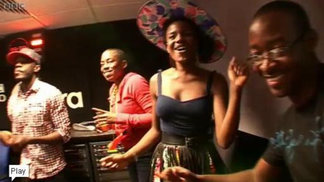 Trevor and Gemma do the soca train!!!