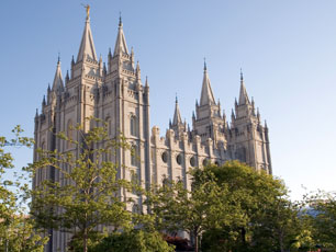 Mormon temple (Image: Legacy Images/iStockphoto)