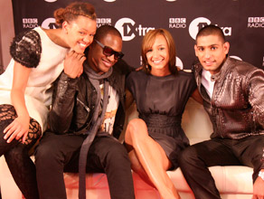 Gemma, Taio Cruz, Jessica Ennis and Amir Khan