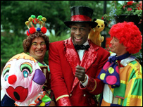 Malcolm Boyden, Frank Bruno and Karl Howman