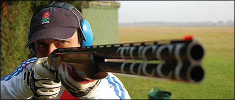 Ivan Marzocchi and his gun