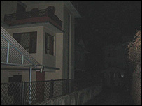 Nepal in a power cut on a very cold night