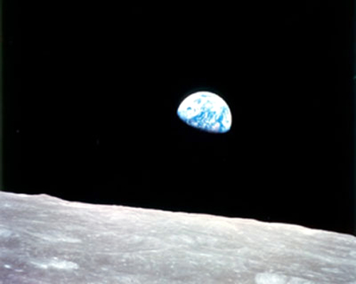 Earthrise Apollo 8 Lunar mission 1968