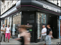 A Northern Rock branch