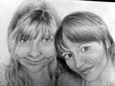 Best friends portrait