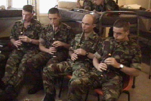 Pat prepares to leave