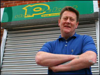 Phil Hayes outside the Picket