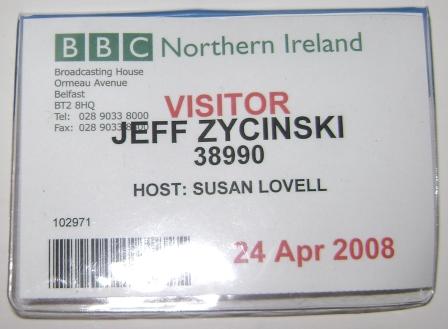 Belfast visitor pass