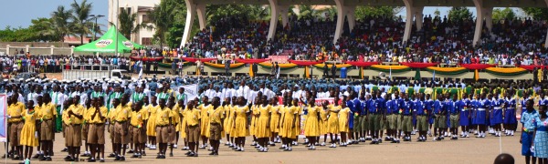 Parade in Ghana's Independence Square
