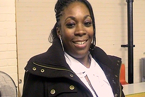 It's night time on Deptford High street and the famous markets may have long since packed away but there's still one small hive of activity.