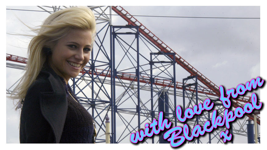 Pixie Lott takes time out from her pair of Live In Blackpool performances for a quick tour of Blackpool's sights.