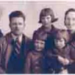 Leslie, John, June, Ellen in the back row and Brenda and Barbara in the front