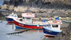 Boats at Abercastle