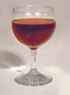 Wine in a glass