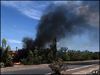Fumaça em Falluja