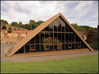 Marking the Old Furnace at Coalbrookdale