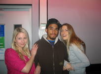 Dev and his peacock accessories