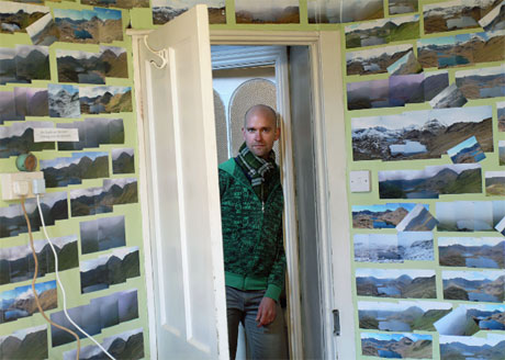 Image featuring David Harradine, the creative director and co-designer of the The Weather Factory. Photo: Dewi Glyn Jones