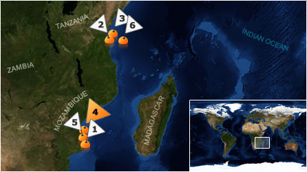 Dive map - Indian Ocean - Site 4
