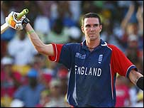 Pietersen reaches his century