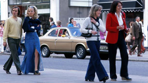 Kings Road, Chelsea, in the 1970s 