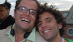 Alan Carr on Blackpool's Princess Alice Tram