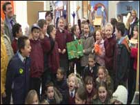 Children from St Joseph's in Nuneaton Library