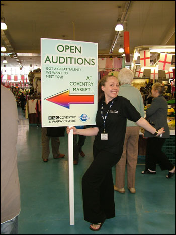 Coventry Market The Musical auditions - Day 1