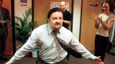 David Brent is dancing