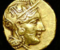 Rare gold stater of Athens