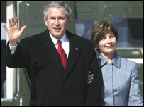 Bush në Indi 