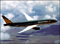 Máy bay của Vietnam Airlines