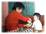 Hai mẹ con Quách Thị Mai tại Việt Nam