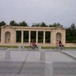 Bayeux War Memorial, Normandy, France. The names of five comrades from the East Riding Yeomanry who died on 9 June 1944 near Cambes-en-Plaine are commemorated here. The Memorial commemorates more than 1800 men of the Commonwealth forces who died in Normandy and have no known grave.