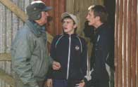 Malcolm catches Deke and Bob at the doocot.