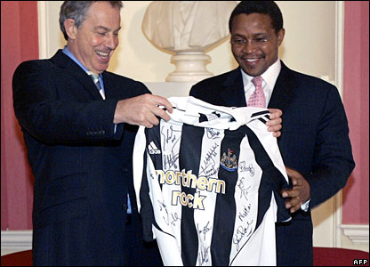 Jakaya Kikwete and Tony Blair