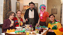 Paula Wilcox, Shaun Dingwall, Phil Daniels, Kellie Bright and James Buckley star in Rock & Chips