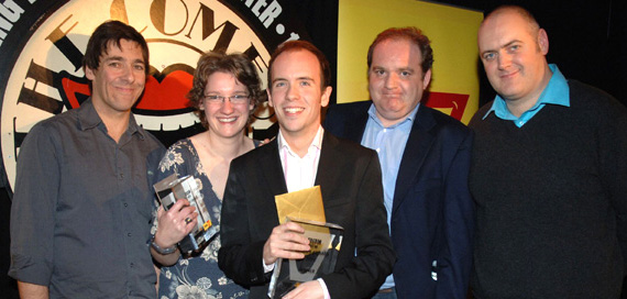 New Comedy Award tag-line