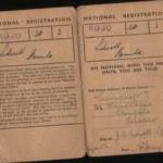 My national registration card when I was aged two and a half years old