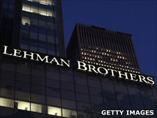 Lehman Bros building in New York
