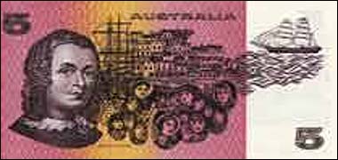 Caroline Chisholm on the Australian $5 note