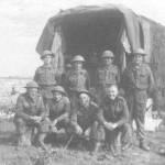 Stanley (Jim) Wishart (front left) in Algiers in 1943. He was in the Royal Artillery