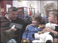 The Ridgeleys arrive at Gatwick