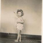 Jennifer Wilson dancing as a fairy at dancing school Burnham 1938-39