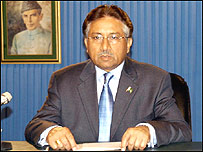 Pakistan lideri Pervez Müşerref