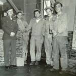 photograph of German prisoners of war at the USA Military Hospital in Warrington